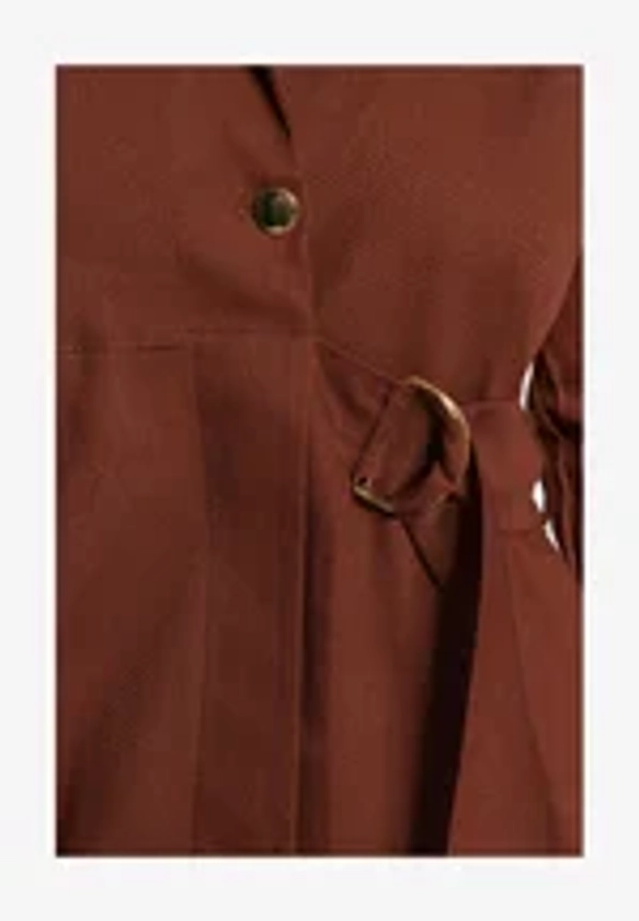 Robe chemise - brown