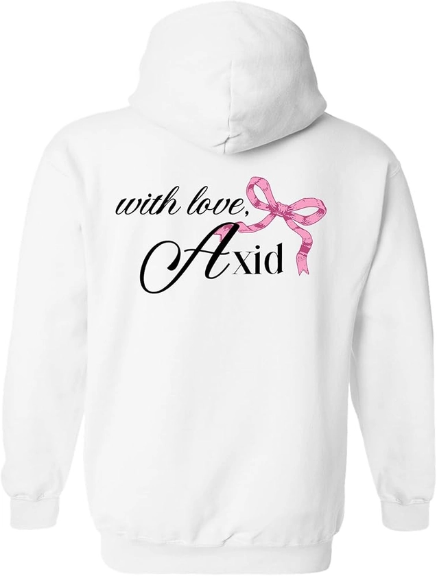 Alpha Xi Delta Hoodie - Alpha Xi Cursive Ties Sweatshirt