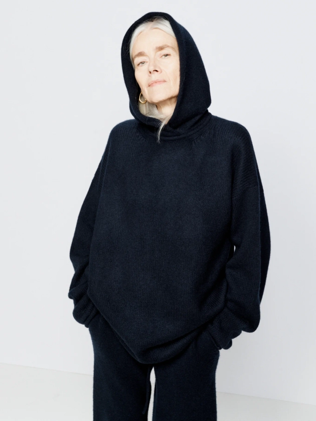 Knitted cashmere hoodie | Raey