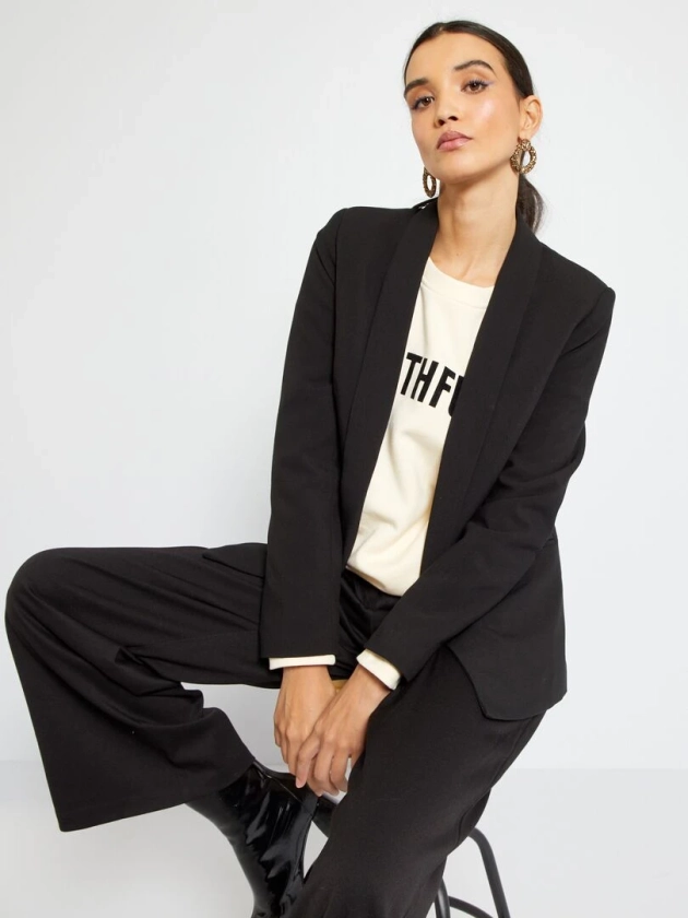 Black Blazers / Veste blazer mi-longue - noir Kiabi