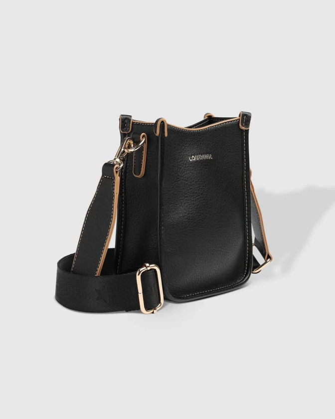 PARKER PHONE CROSSBODY BAG BLACK