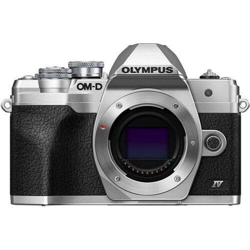 Buy Olympus OM-D E-M10 Mark IV Mirrorless Camera Body in Silver - Jessops