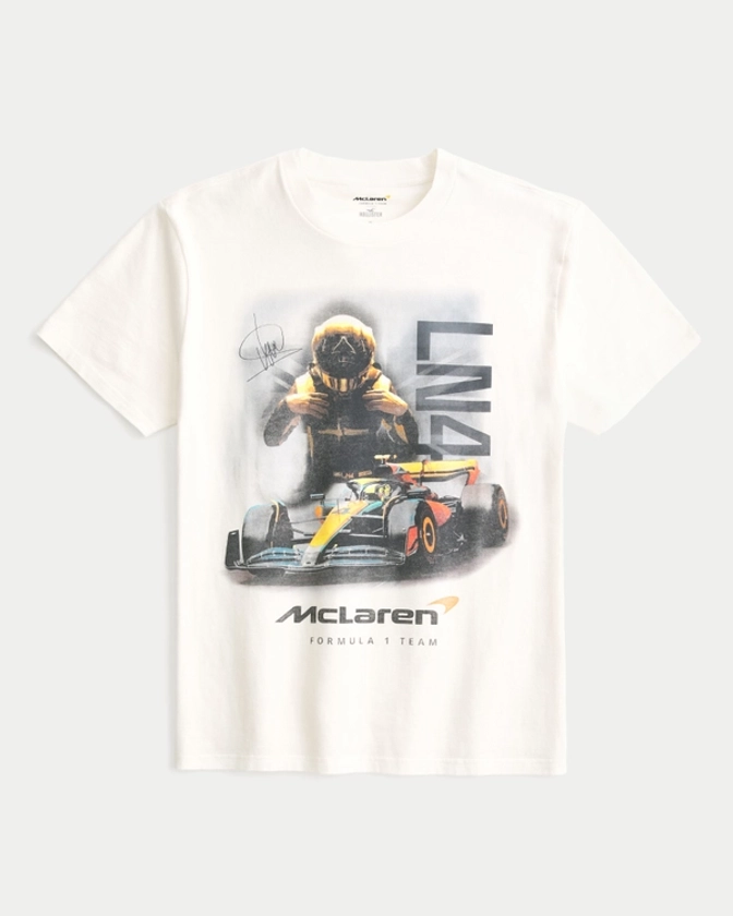 Women's Relaxed McLaren Lando Norris LN4 Graphic Tee | Women's Tops | HollisterCo.com