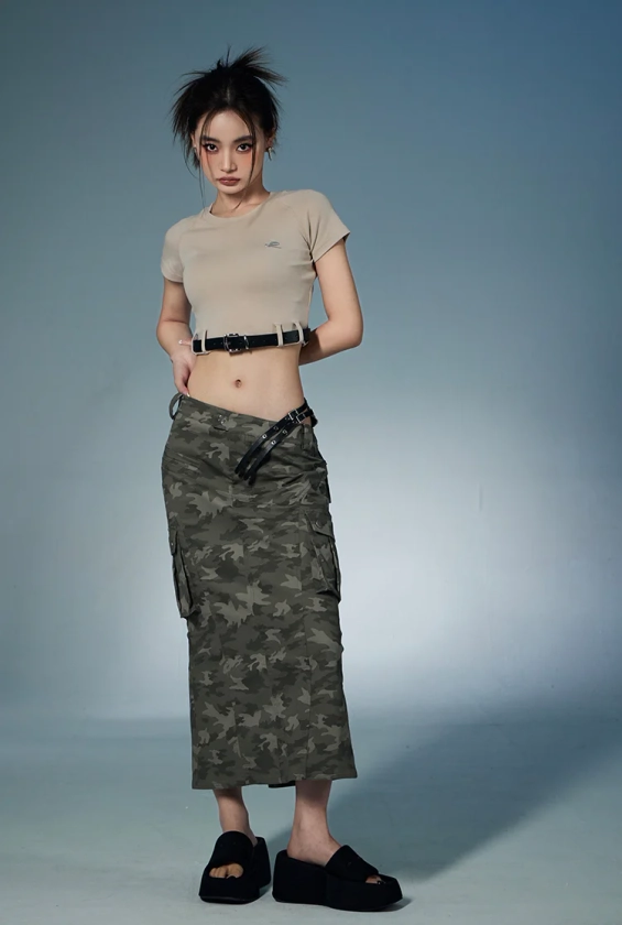 Camouflage Pattern Touring Skirt