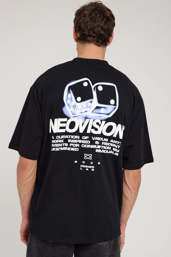 Neovision Ballerina Oversize Super Heavy Tee Black