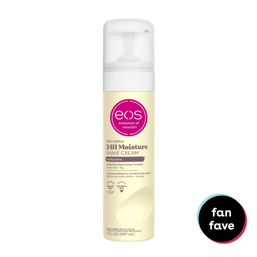 eos Shea Better Women's Shave Cream- Vanilla Bliss, Made for Sensitive Skin, 7 oz - Walmart.com