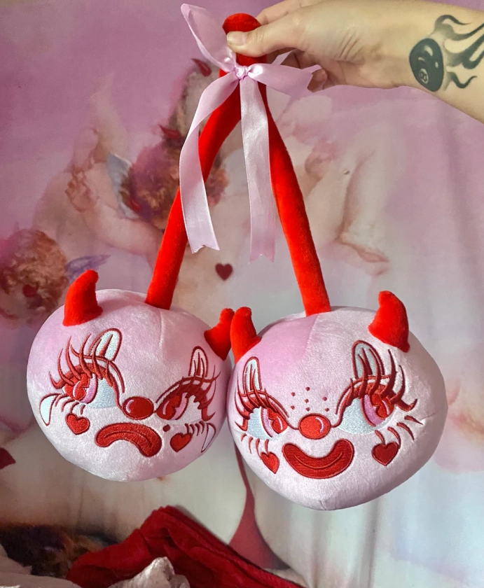 Devil Cherry Plush Toy