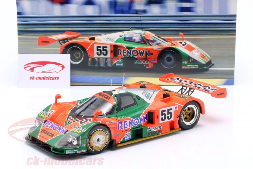 Mazda 787B #55 gagnant 24h LeMans 1991 Weidler, Herbert, Gachot 1:18 WERK83