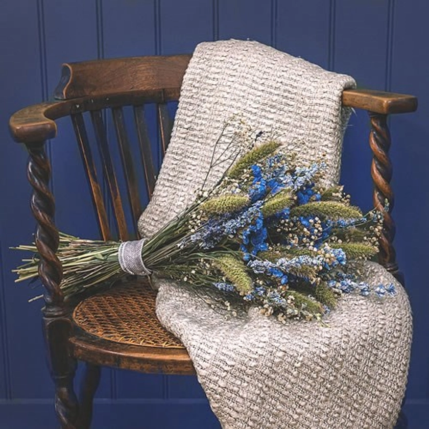 Dried Flowers Mixed Blue Bunch | Dried Flowers Direct UK