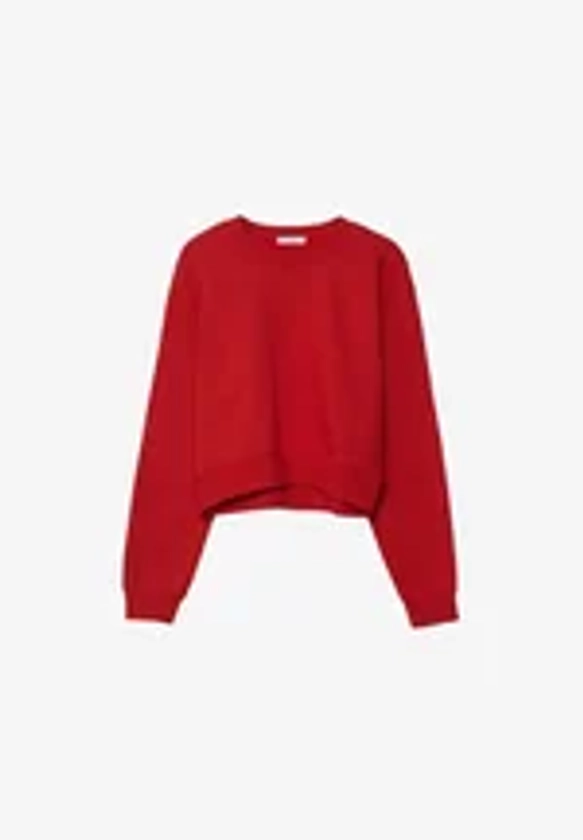 BASIC CROPPED - Sweatshirt - red