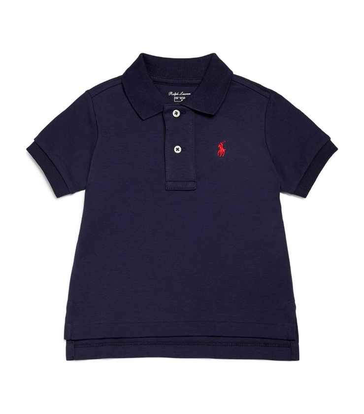 Ralph Lauren Kids Cotton Polo Shirt (3-24 Months) | Harrods DK