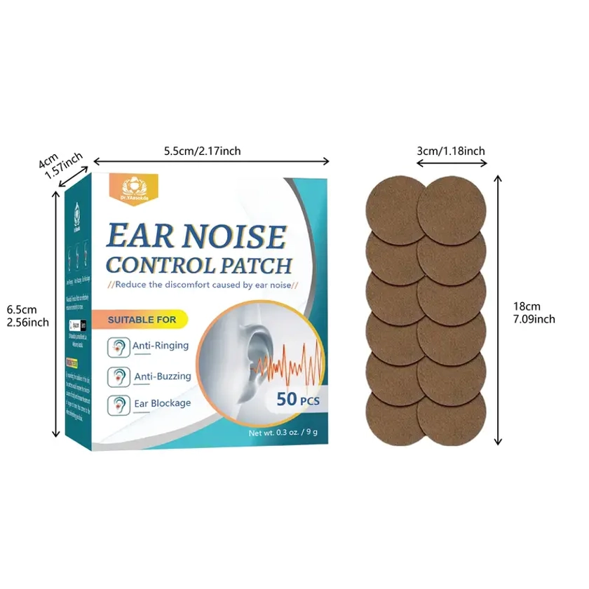 Ear Noise Control Patches Discomfort Caused - Temu