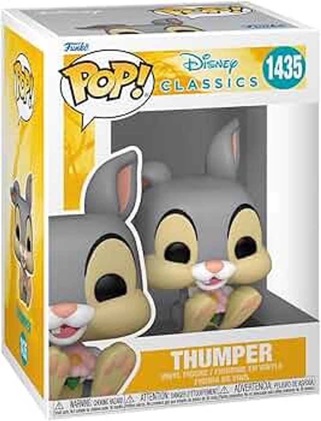 Funko Pop! Disney: Bambi 80th - Thumper - Panpan - Figurine en Vinyle à Collectionner - Idée de Cadeau - Produits Officiels - Jouets pour Les Enfants et Adultes - Movies Fans