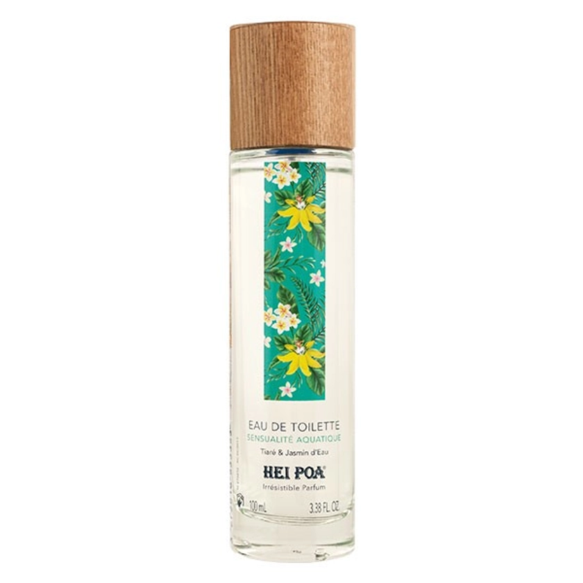 Hei Poa Eau de Toilette Sensualité Aquatique Tiaré & Jasmin d'Eau 100ml