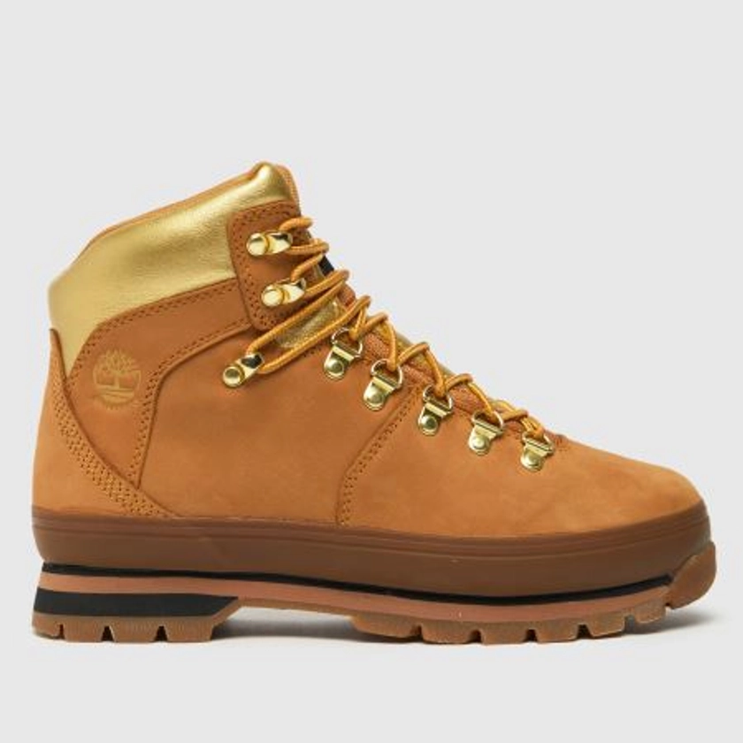 Timberlandeuro hiker gold pack boots in tan