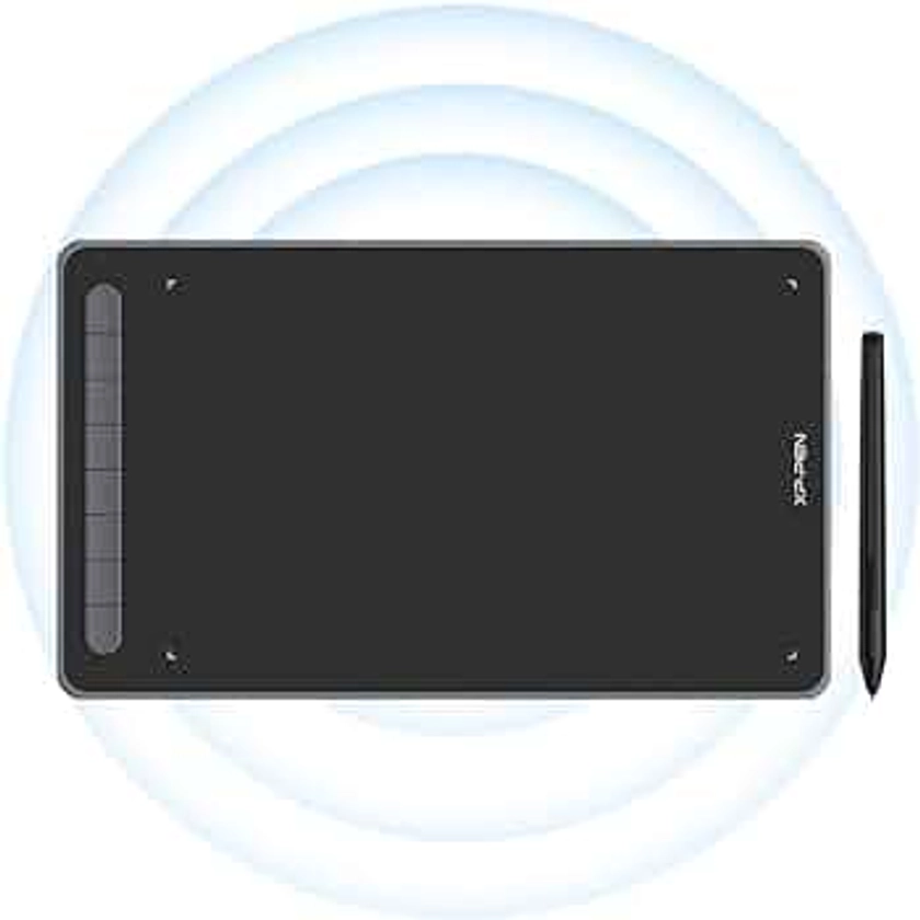 XP-PEN Deco LW Bluetooth Tablette Graphique Wireless 10x6 Pouces avec X3 Stylet 8192 Niveaux Tablette à Dessin Compatible Windows/Mac/Android/Chrome OS/Linux (Noir)