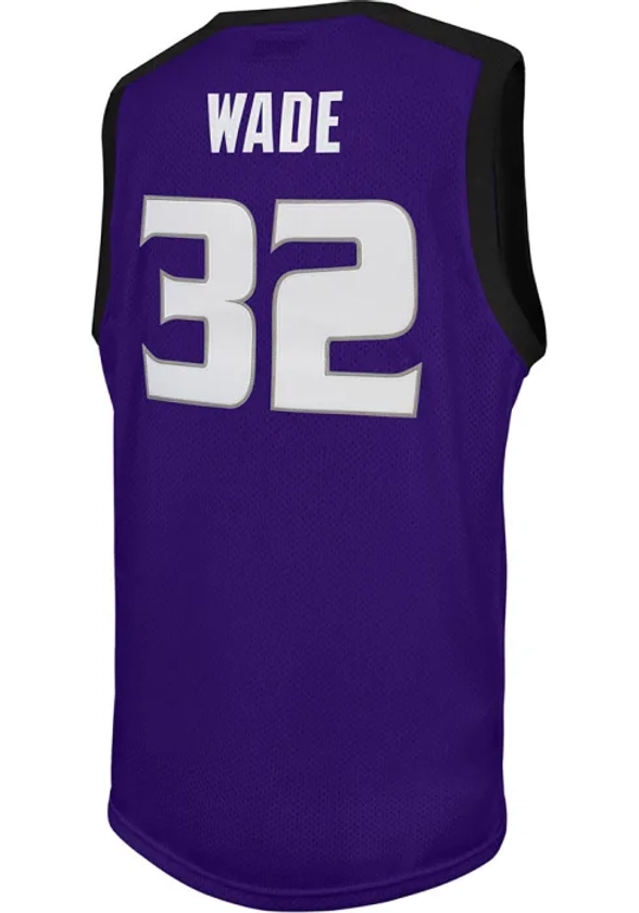 Dean Wade Mens Purple K-State Wildcats College Classic Name and Number Basketball Jersey