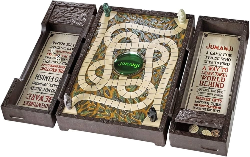 The Noble Collection Jumanji Collector Board Game Replica Multicolore, 14+ ans, 2 - 4 jouers : Amazon.fr: Jeux et Jouets