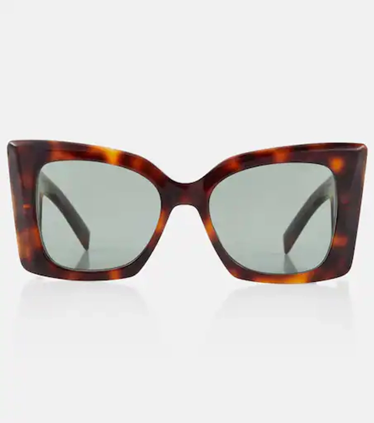 Lunettes de soleil œil-de-chat SL M119 Blaze en marron – Saint Laurent | Mytheresa