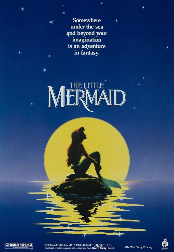 Walt Disney&#039;s The Little Mermaid movie poster (b) : 11 x 17 inches