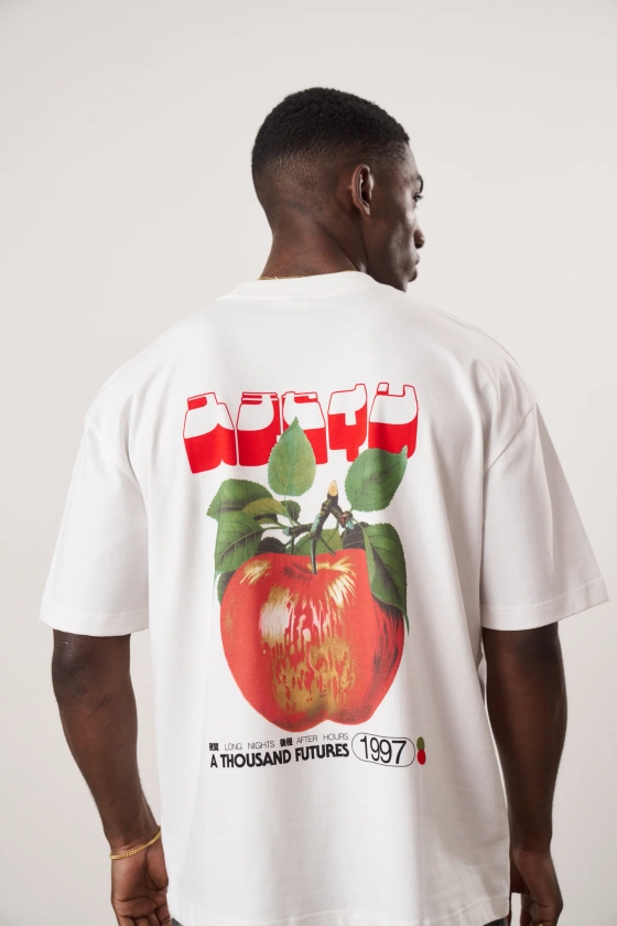 A Thousand Futures x GK 'Apple' Tee - White