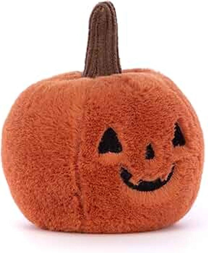 Jellycat Ooky Jack O'Lantern Stuffed Toy, 3 inches | Spooky Halloween Plush | Classic Children's Gift