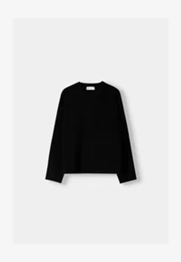 ROUND NECK - Pullover - black