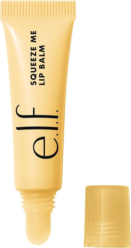 e.l.f. Squeeze Me Lip Balm, Moisturizing Lip Balm For A Sheer Tint Of Color, Infused With Hyaluronic Acid, Vegan & Cruelty-free, Vanilla Frosting