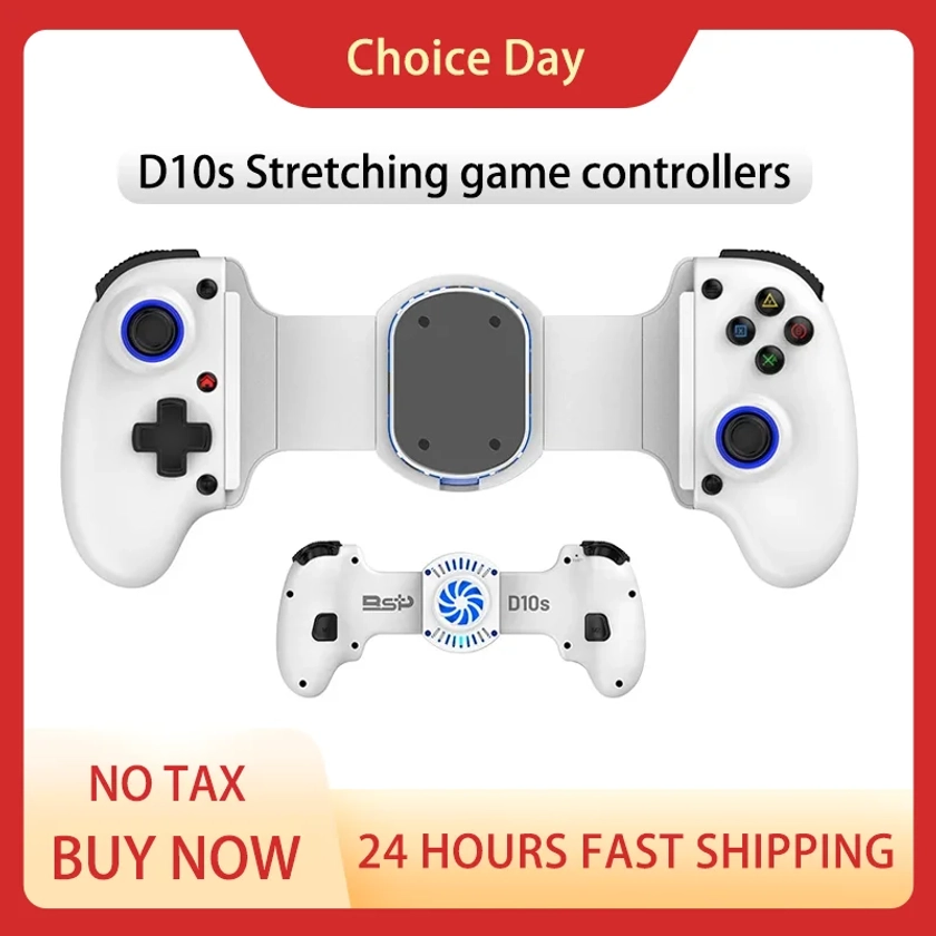 Controlador de enfriamiento elástico D10 para PS4, Android, IOS, tableta, SwitchXBOX, SWITCH, Android, Apple, PC, PS3, 4, controlador de Streaming - AliExpress