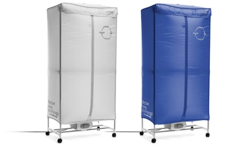 Sèche-linge électrique portable Innovagoods, avec 6 barres à 2 niveaux de hauteur et puissance de 1200 W