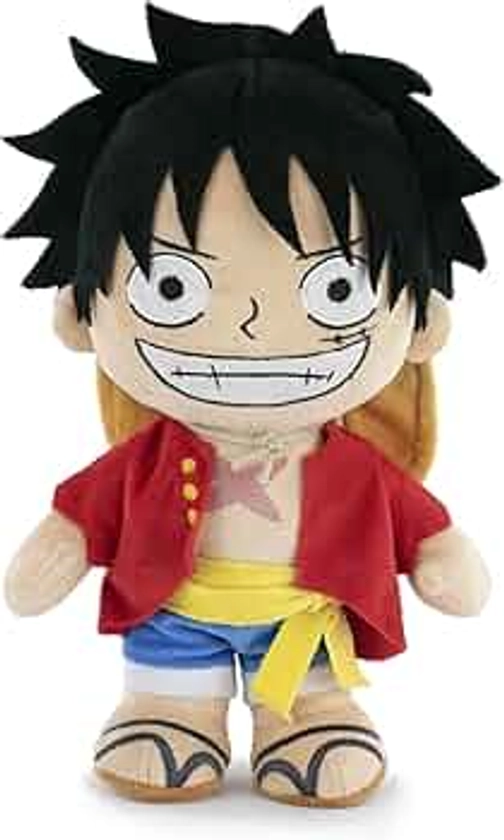 Barrado One Piece - Peluche des Personnages de One Piece- 28cm - Luffy, Sanji, Roronoa Zoro, Shanks - Qualité Super Soft