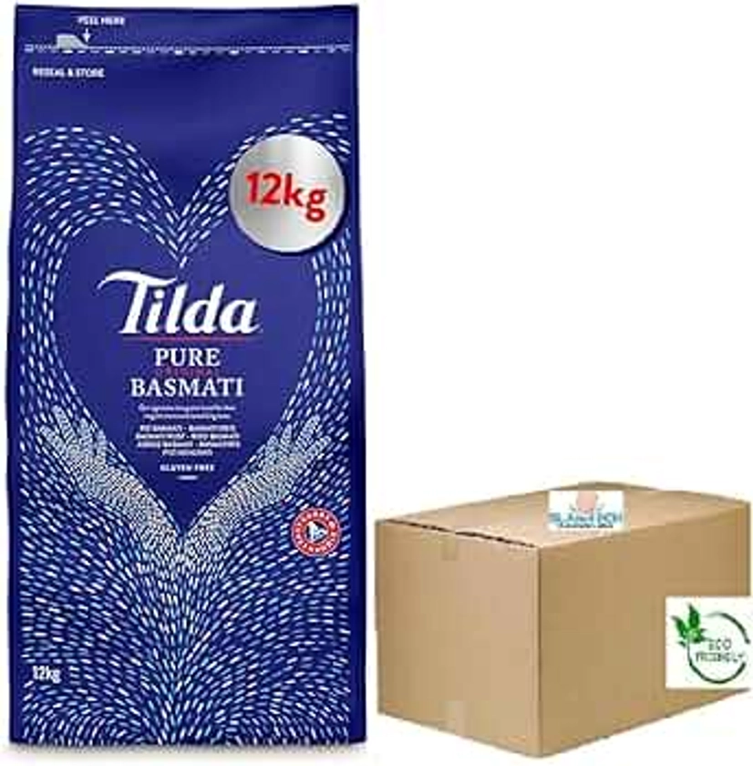 Tilda Pure Basmati Rice, 12kg Boxed Slamtech