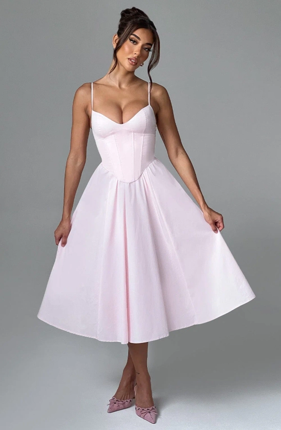 Mariella Midi Dress - Blush