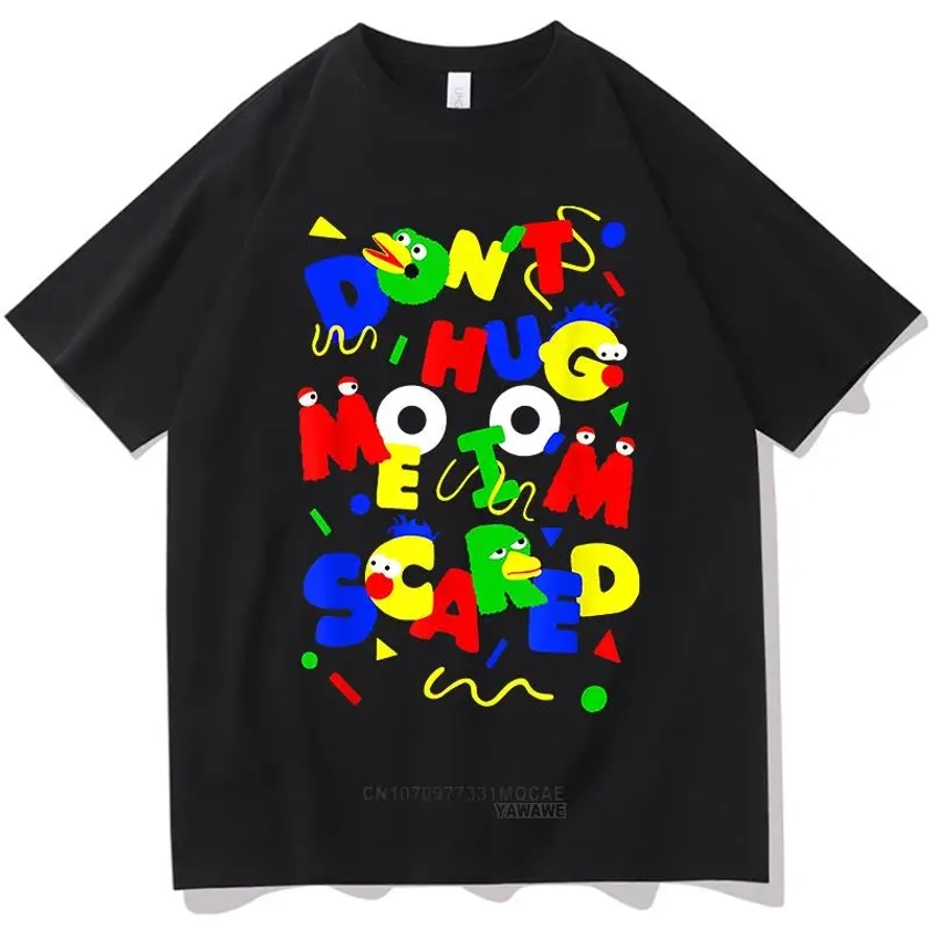 Dont Hug Me Im Scared T Shirt Kill Me Men Women Tshirts for summer Short Sleeve Tees harajuku Tops Short Sleeve Clothes