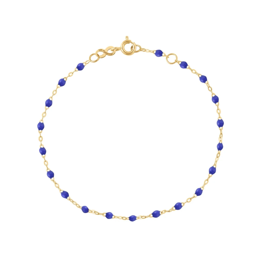 Bracelet bleuet Classique Gigi, or jaune, 19 cm