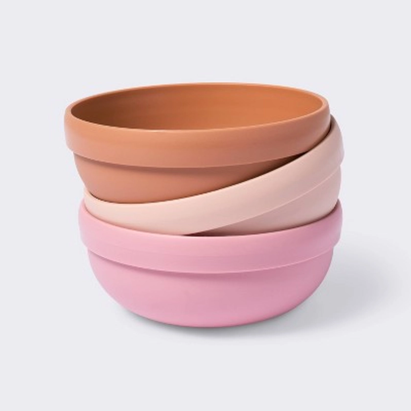Bowls - 3pk - Rust/Pink - Cloud Island™