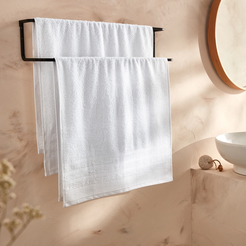 Lot de 2 serviettes éponge 600 g/m2, Zavara