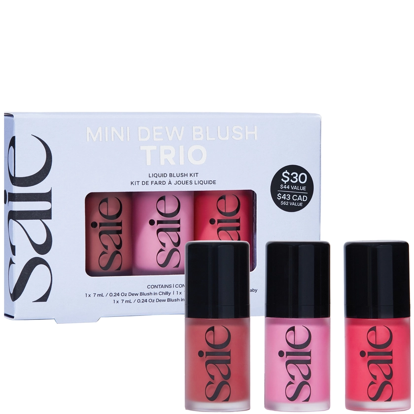 Saie Mini Dew Blush Trio (Worth £36)