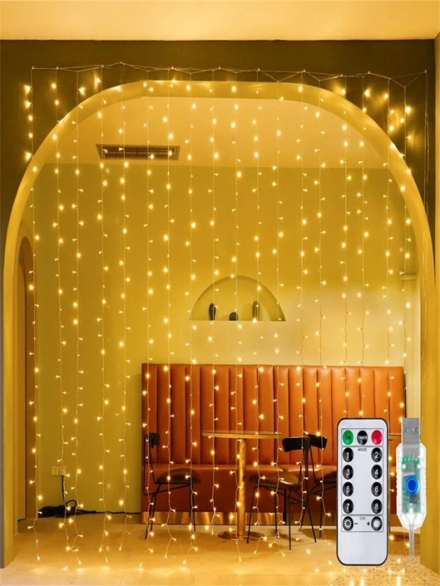 1pc PS String Light With Remote Control | SHEIN UK