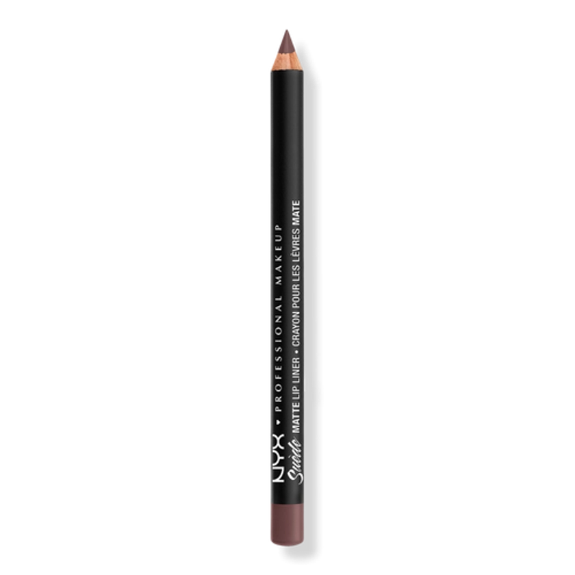 Moonwalk Suede Matte Lip Liner Velvet Soft Vegan Lip Pencil - NYX Professional Makeup | Ulta Beauty