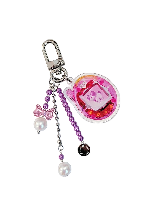 TAMAGOTCHI PUPPY BEADS MIX KEYRING