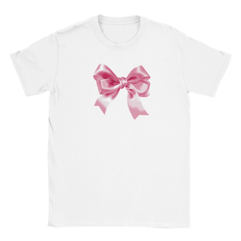 Pink Bow Baby Tee