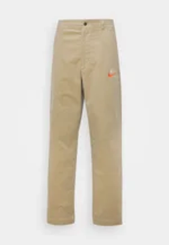 Nike Sportswear TREND PANT - Pantalon classique - khaki/team orange/khaki/kaki - ZALANDO.FR