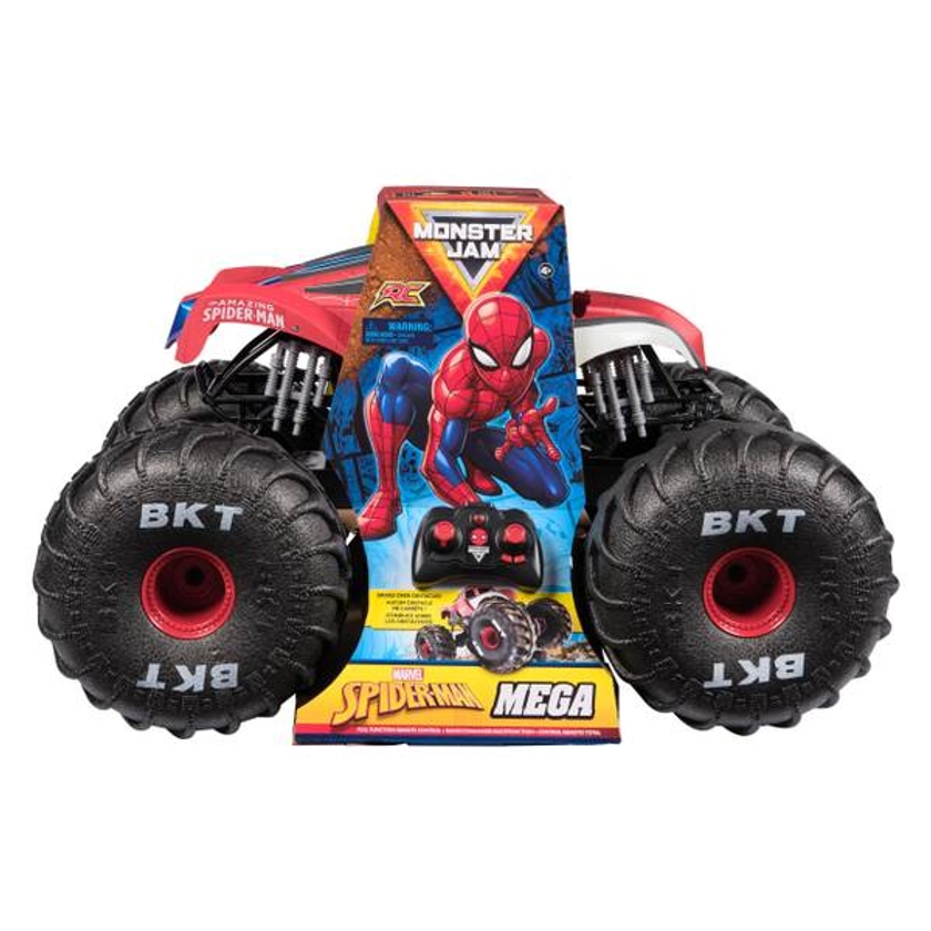 Monster Jam Marvel Mega Spider-Man RC Monster Truck - 6070554 | Blain's Farm & Fleet