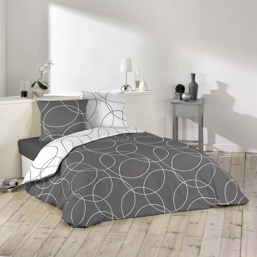 Parure Housse de couette Microfibre Elton