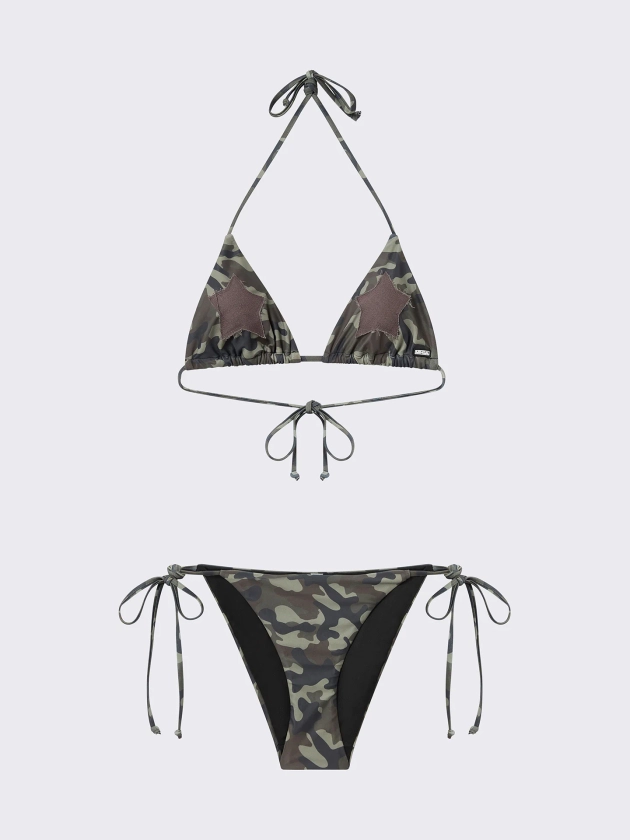 Combat Starlet Camo Triangle Bikini Top
