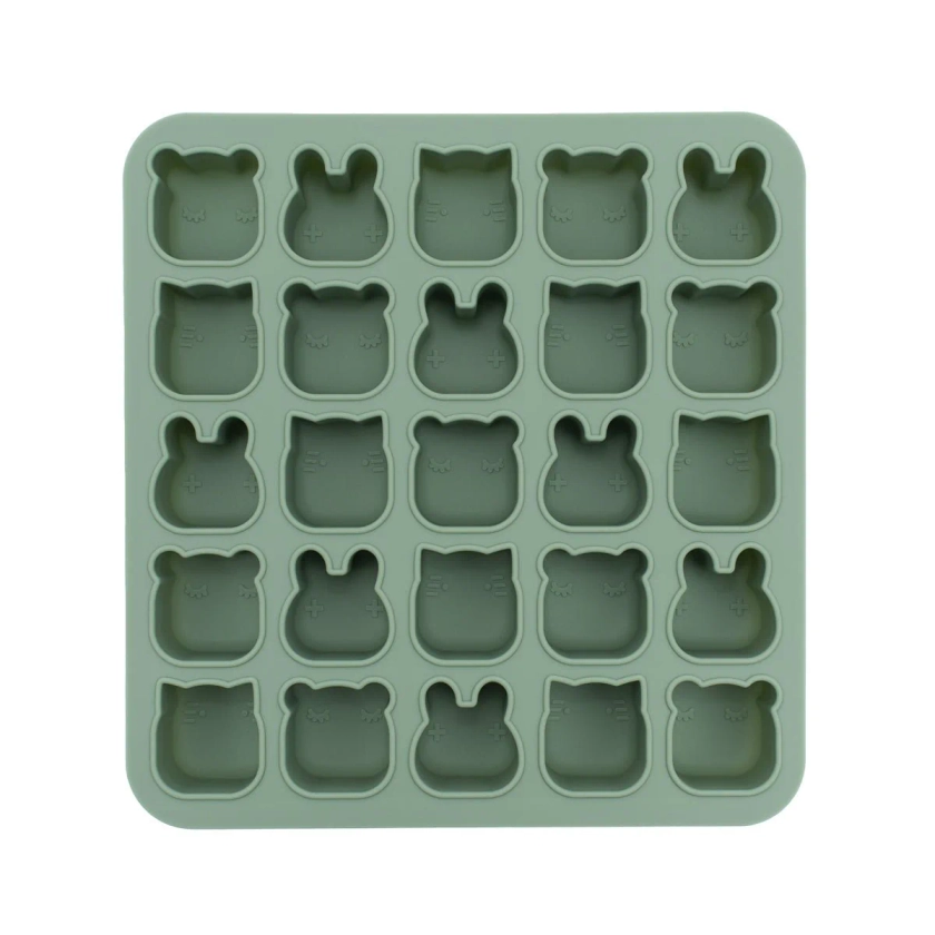 Freeze & Bake Mini Poddies - The Mini Silicone Tray in Sage
