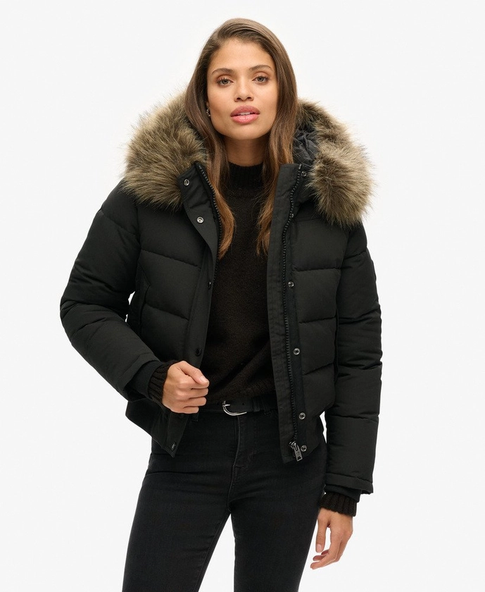 Superdry Everest Hooded Bomber Jacket - Women's Womens Jackets