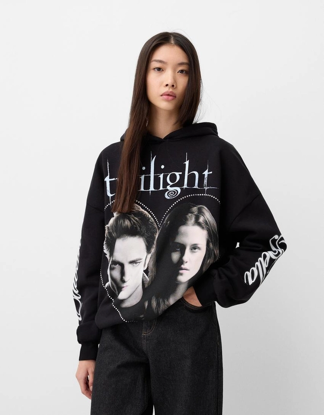 Sweat Twilight capuche oversize