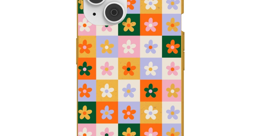 Honey Flower Tiles iPhone 14 Case